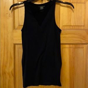 Sexy Control Black Stretch Tank Front Detail